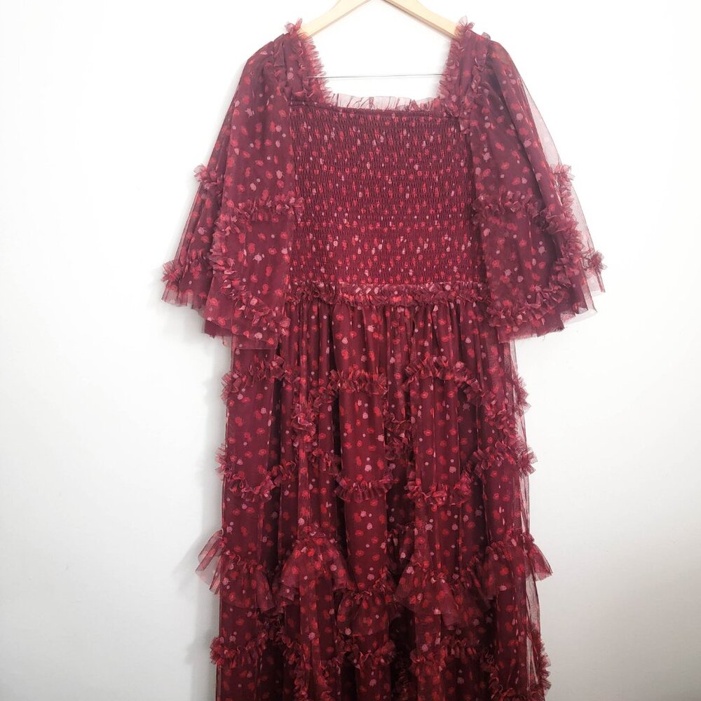 Jessakae Ever After Maxi Dress in Burgundy 2X NWT - Picture 3 of 10